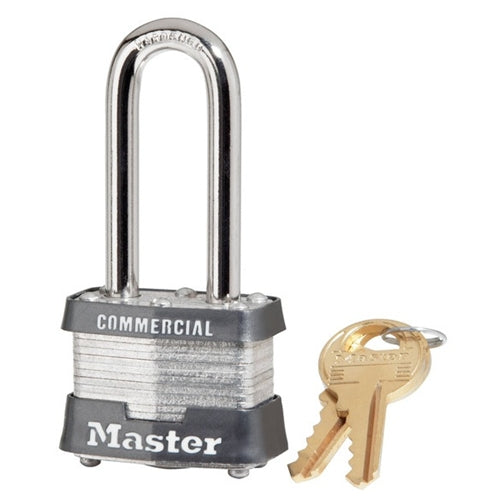 MasterLock Commercial-Grade #3 Keyed Alike Laminated Steel Padlock with Superior Protection