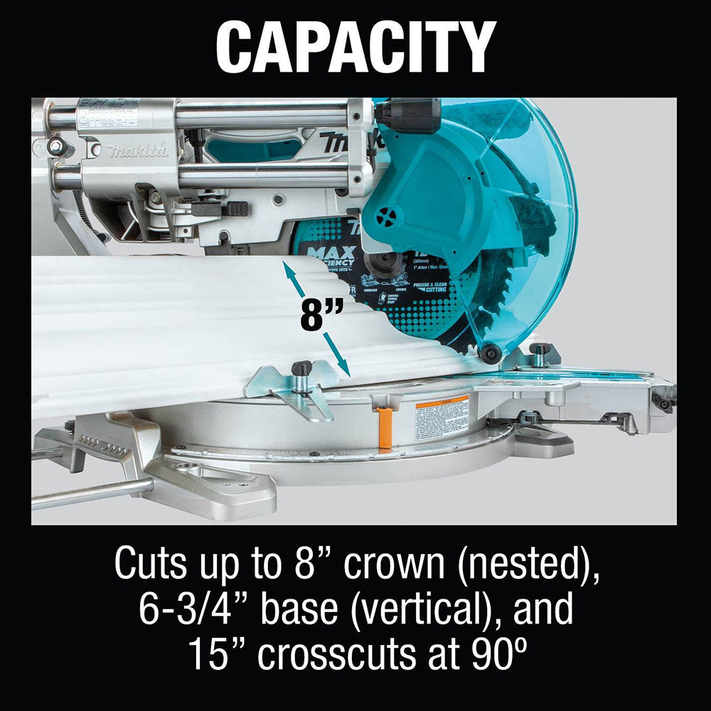 Makita 18V X2 LXT (36V) Brushless 12-Inch Sliding Compound Miter Saw with Laser