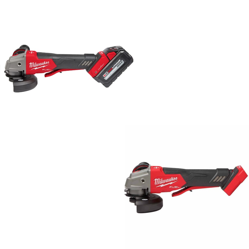 Milwaukee M18 FUEL Braking Grinder Kit - Cordless Power Grinder Set with FREE M18 FUEL Variable Speed Braking Grinder