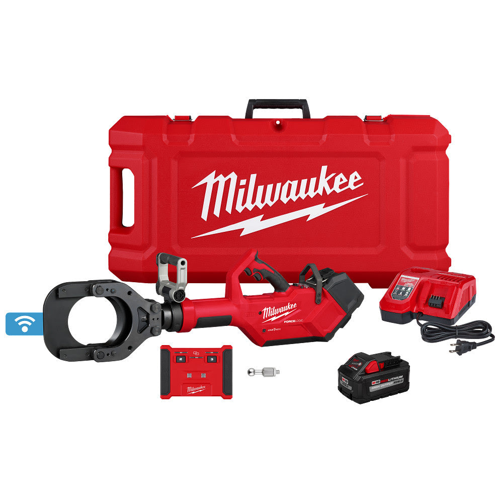 Milwaukee 2875R-21 M18 FORCE LOGIC 5-Foot Underground Cable Cutter with Wireless Remote Control for Efficient Cable Cutting