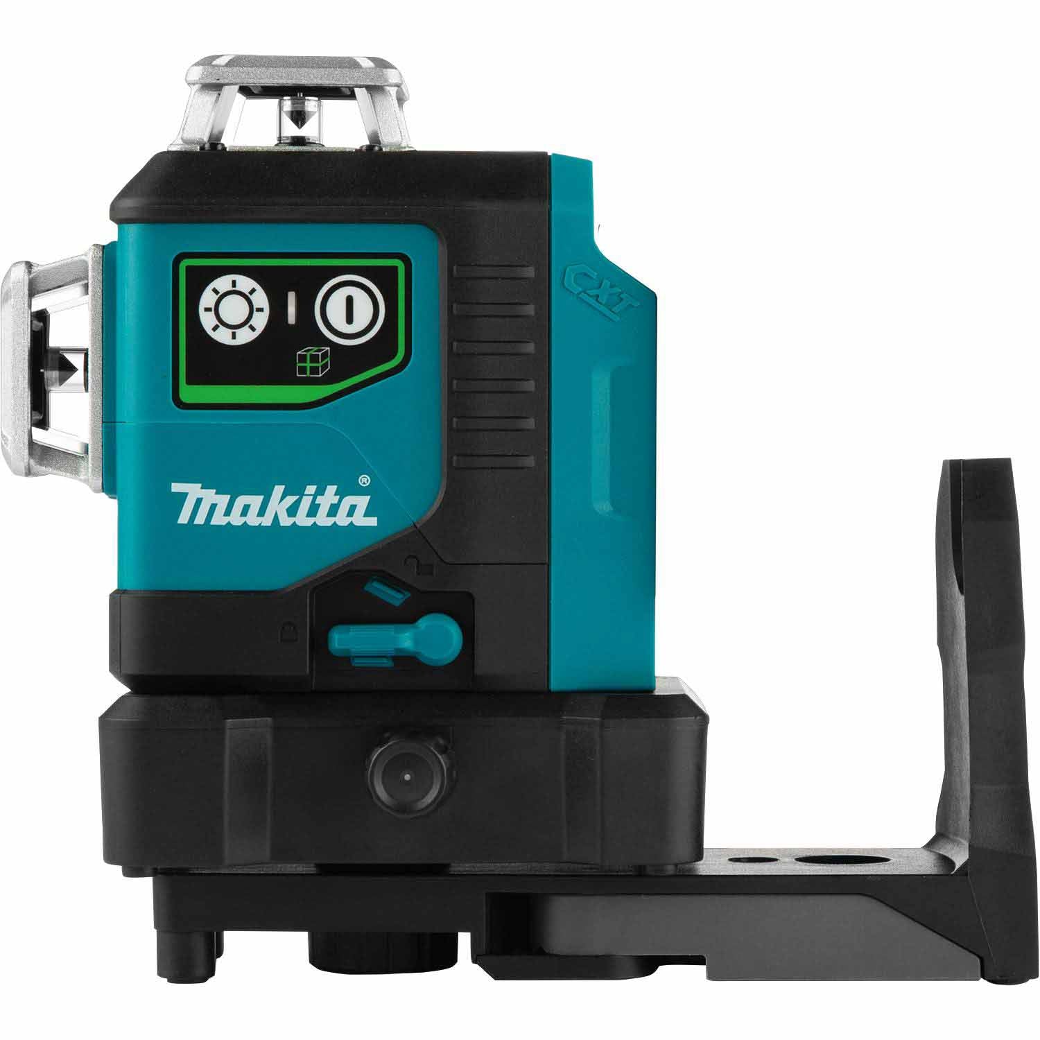 Makita SK700GD 12V Max CXT Cordless Self-Leveling 360° Three-Plane Green Laser for Construction Site Layout