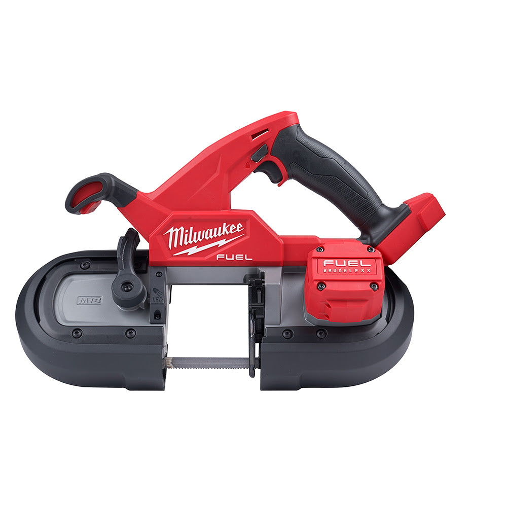 Milwaukee M18 Fuel Compact Dual-Trigger Portable Band Saw for Efficient and Safe Cutting - Model 2829S-20
