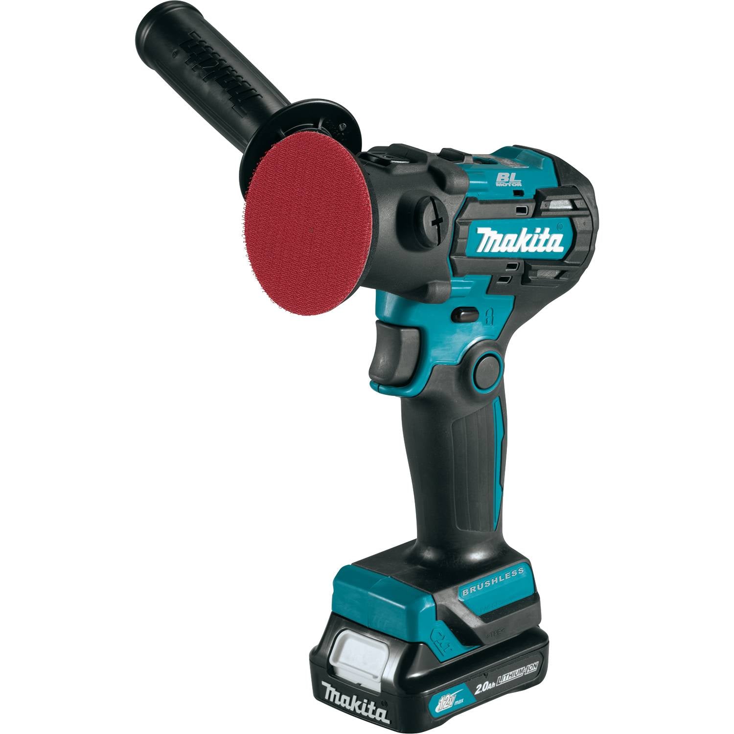 Makita 12V max CXT VP01R1 Compact Brushless 3 Polisher / 2 Sander Kit (2.0Ah)