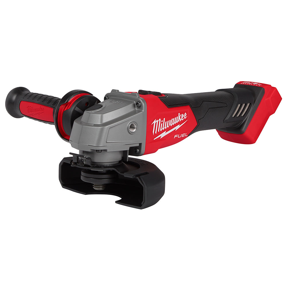 Milwaukee 2881-20 M18 FUEL™ Cordless 4-1/2 Inches / 5 Inches Angle Grinder with Slide Switch and Lock-On Function