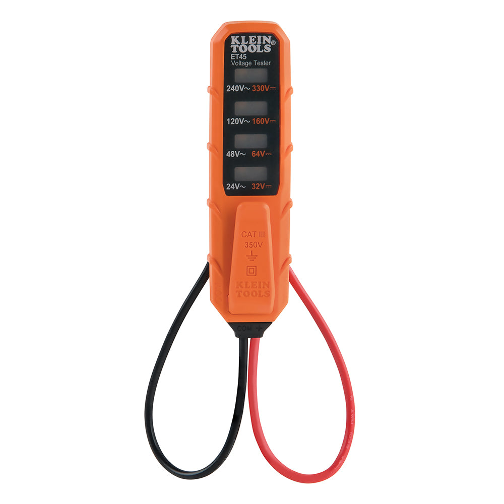 Klein ET45 High-Performance AC/DC Voltage Tester for Residential Use