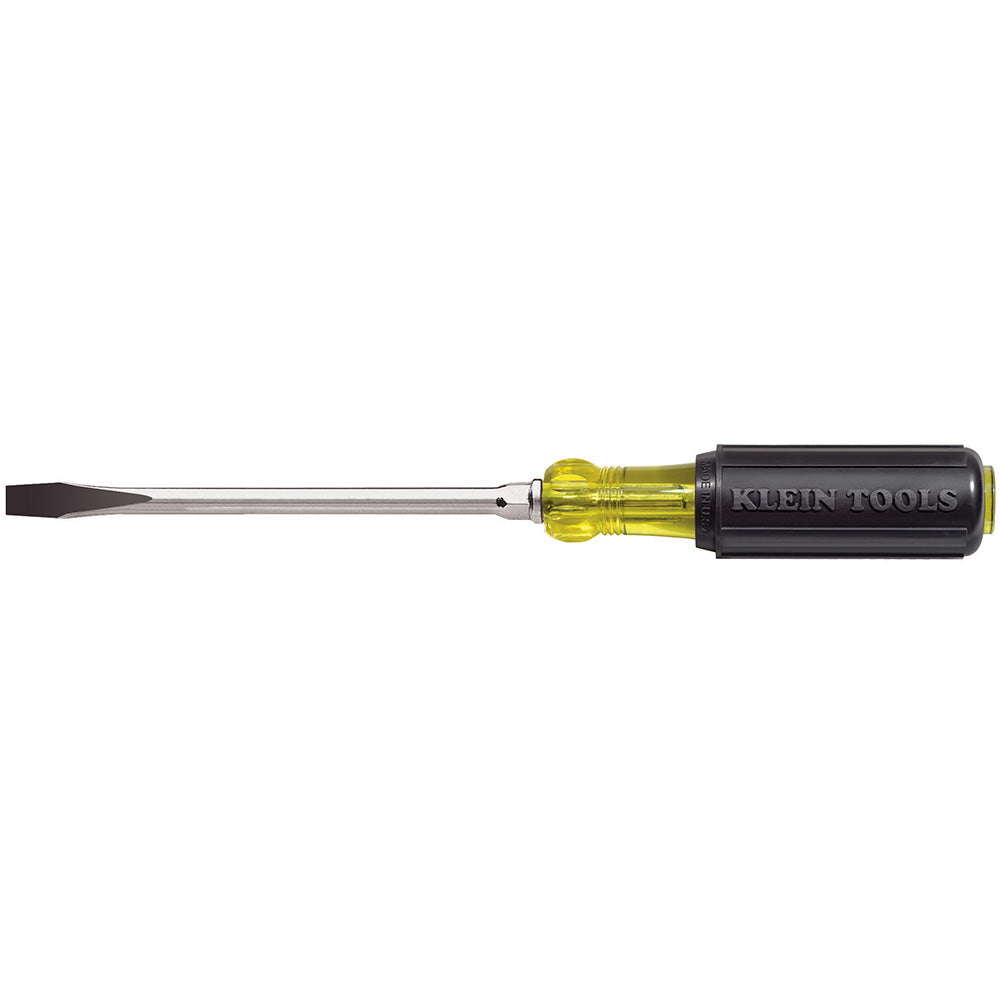 Klein Tools 602-4 Chrome-Plated 1/4 Keystone Screwdriver with 4 Round Shank