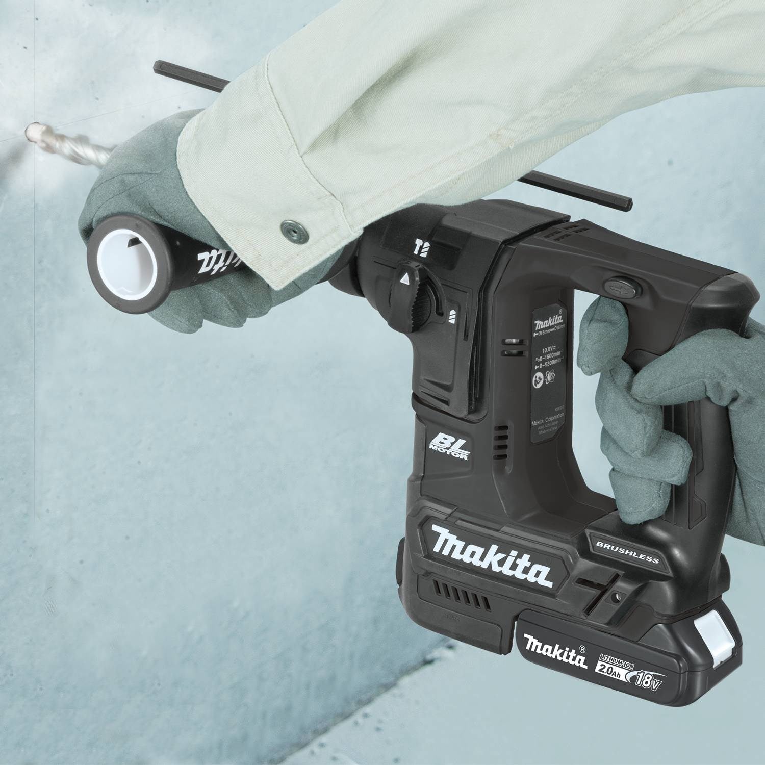 Makita 18V LXT Sub-Compact Brushless 11/16 Rotary Hammer Kit with Long Run Time