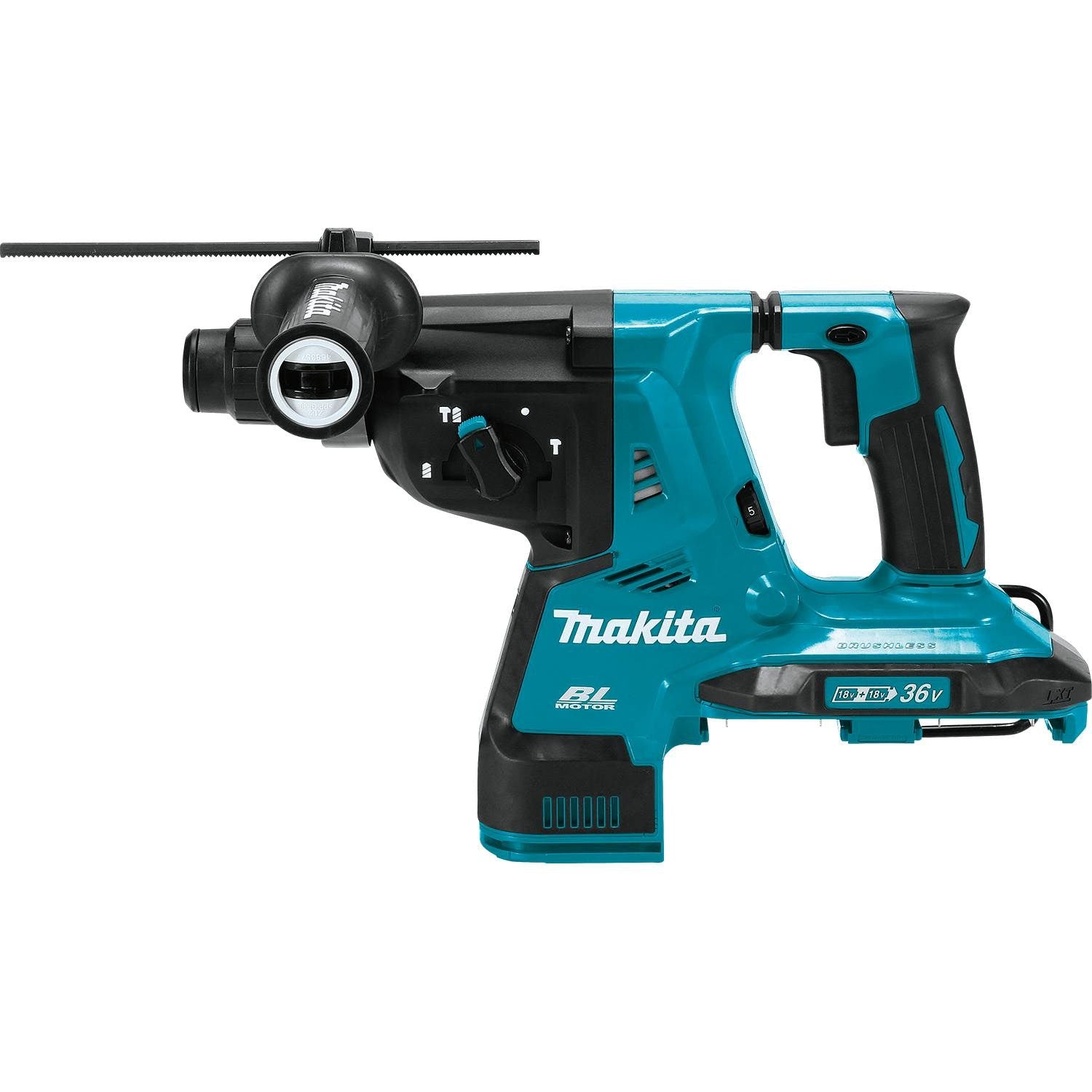 Makita XRH08Z 18V X2 LXT (36V) Brushless 1-1/8" SDS-Plus Rotary Hammer for High-Efficiency Drilling