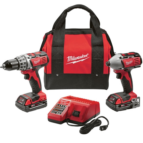 Milwaukee 18V M18 Li - Ion Compact Drill & Impact Driver Combo Kit