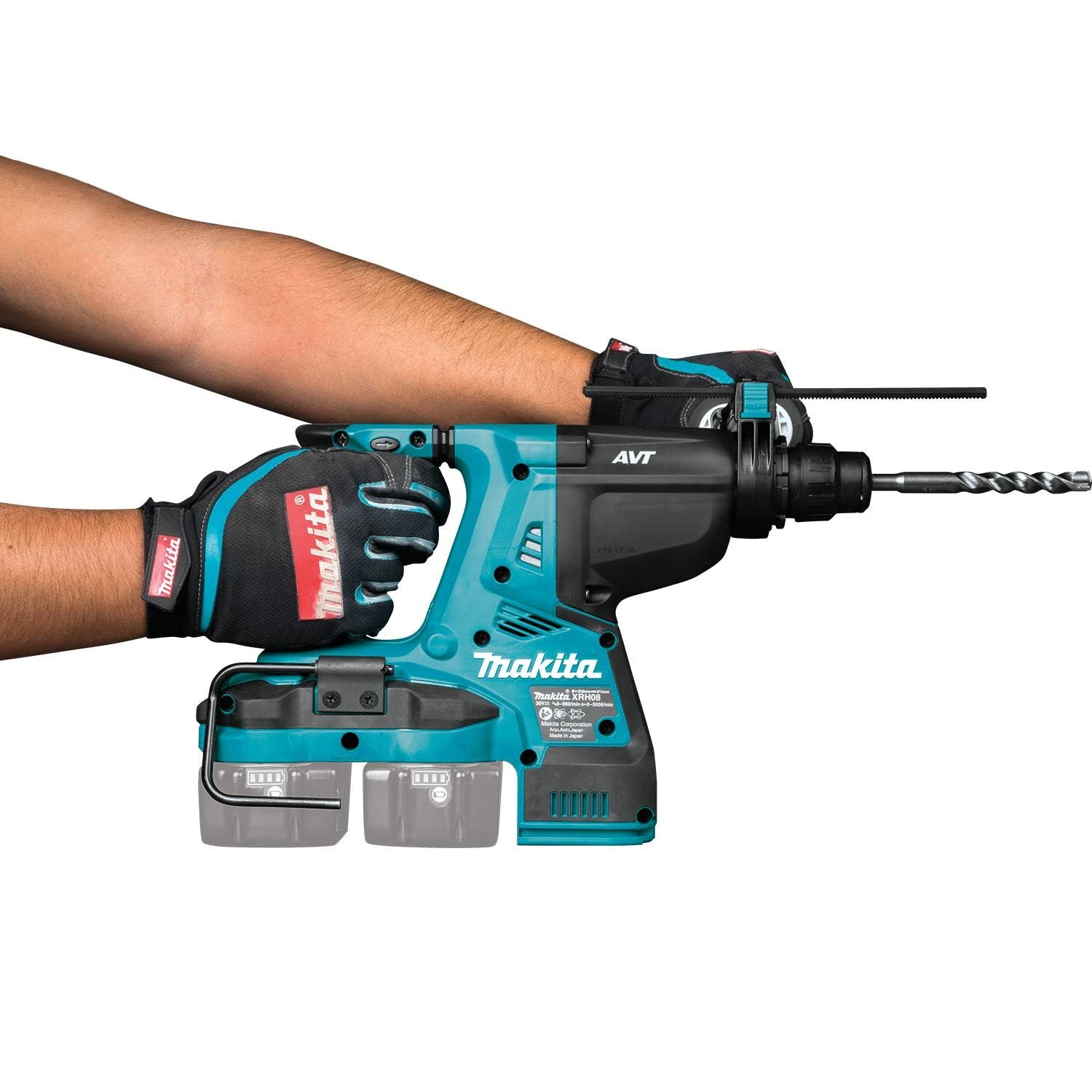 Makita XRH08Z 18V X2 LXT (36V) Brushless 1-1/8" SDS-Plus Rotary Hammer for High-Efficiency Drilling