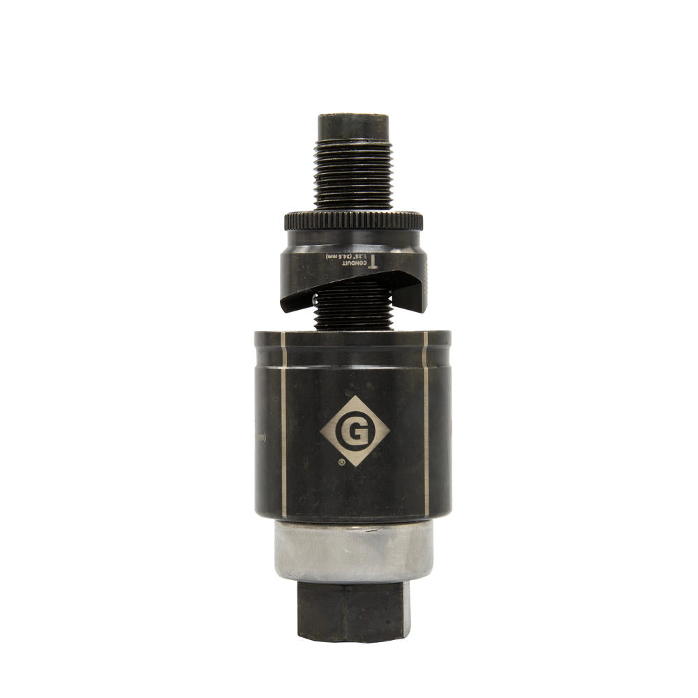 Greenlee K2BB-1 Manual Knockout Set for 1 Conduit Size with Slug-Buster Feature