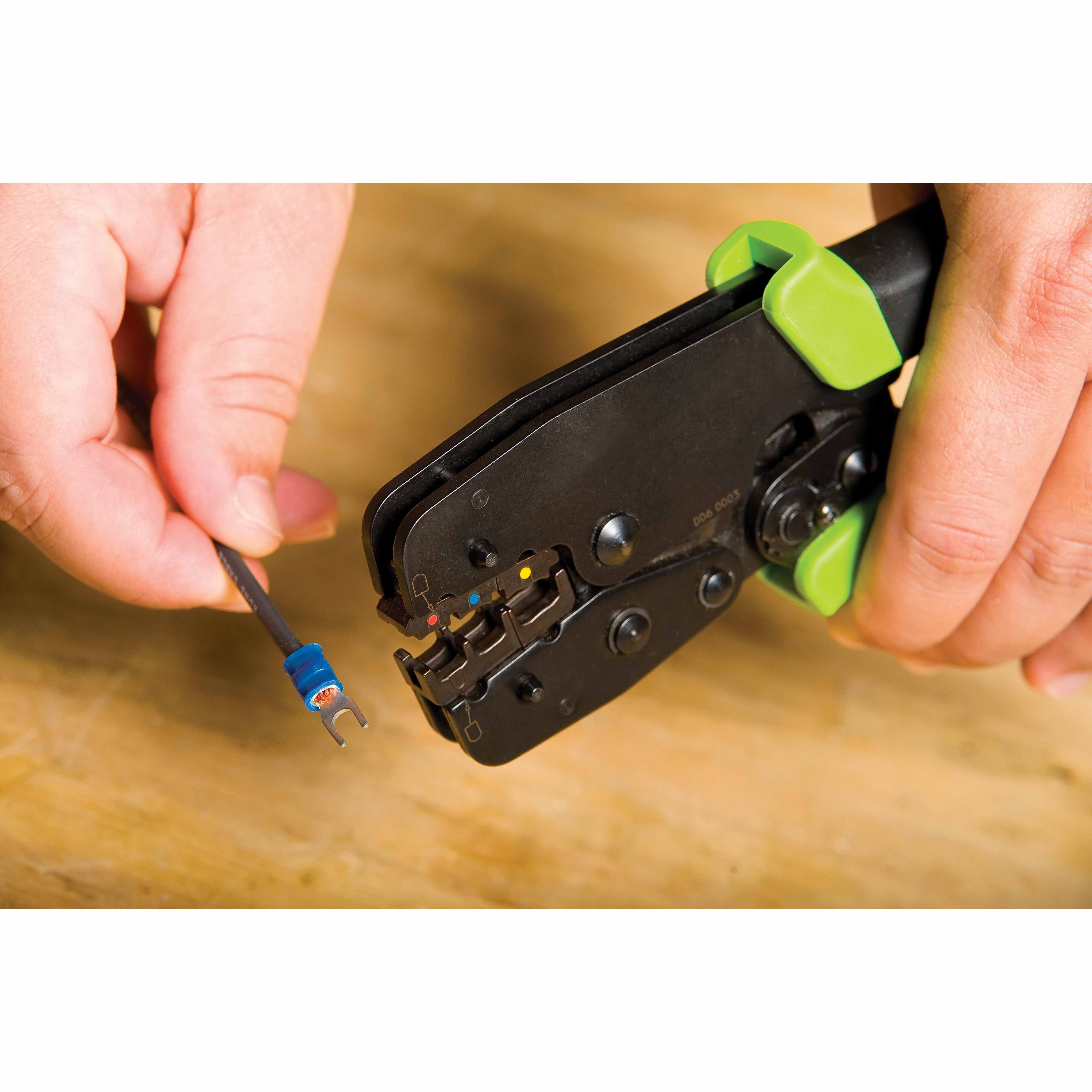 Greenlee K210 Premium Crimping Tool with 10873, 10874, 10875 Die Sets