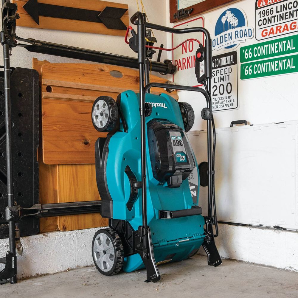 Makita 36V (18V X2) LXT Cordless 21-Inch Lawn Mower Kit with Four 4.0Ah Batteries