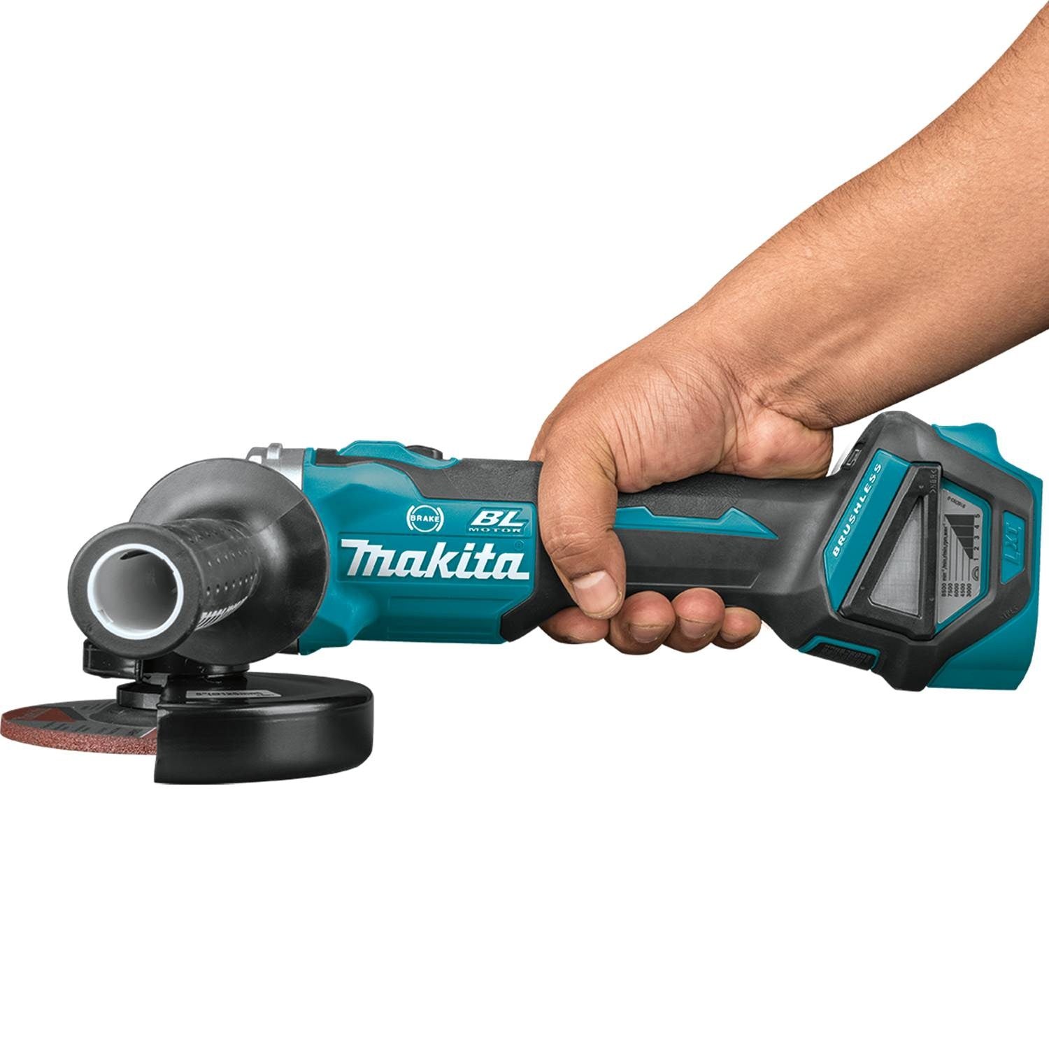 Makita 18V LXT Brushless Cordless 4-1/2/5 Cut-Off & Angle Grinder for High-Performance Grinding