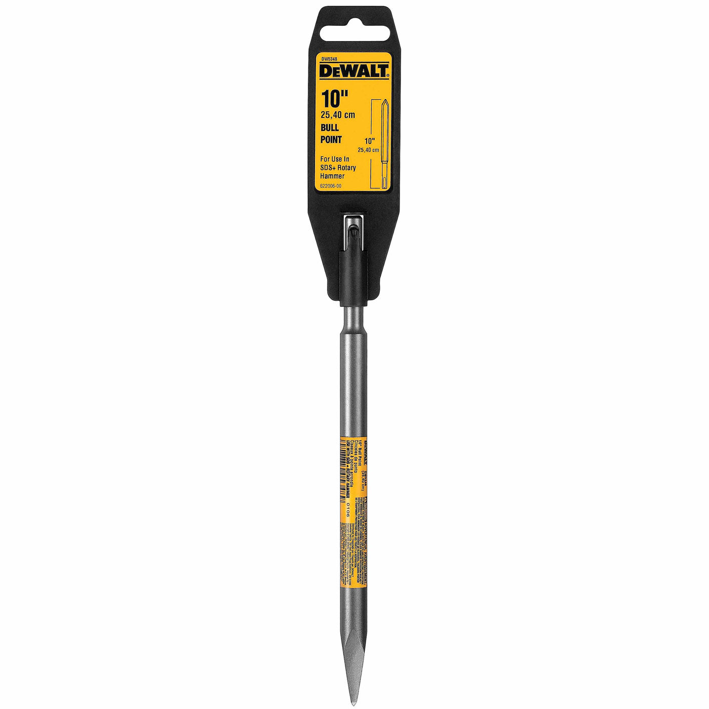 DeWalt DW5348 SDS Plus 10-Inch Bull Point for Durable Use