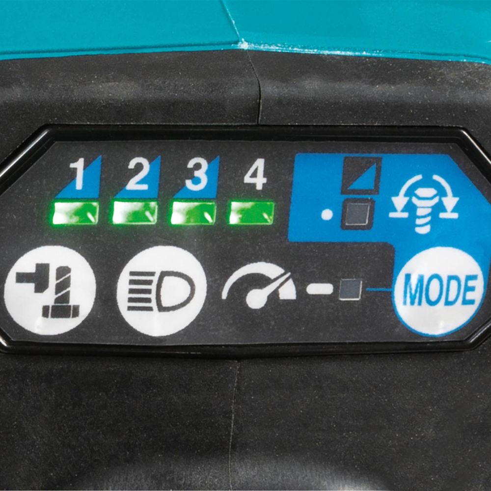 Makita 18V LXT Lithium-Ion Brushless Cordless 4-Speed 1/2 Square Drive Impact Wrench Tool Kit with Detent Anvil, Variable Speed, Reverse Function, LED Light, and 5.0Ah Battery in a Tool Bag
