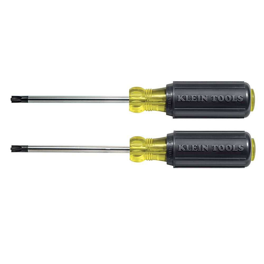 Klein Professional 32378 Two-Piece Screwdriver Set with Combination Tips for Electrical Work