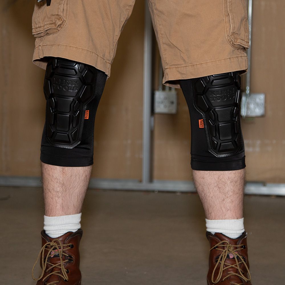 Klein Heavy Duty Knee Protection Sleeves in Medium/Large Sizes for All-Day Wear