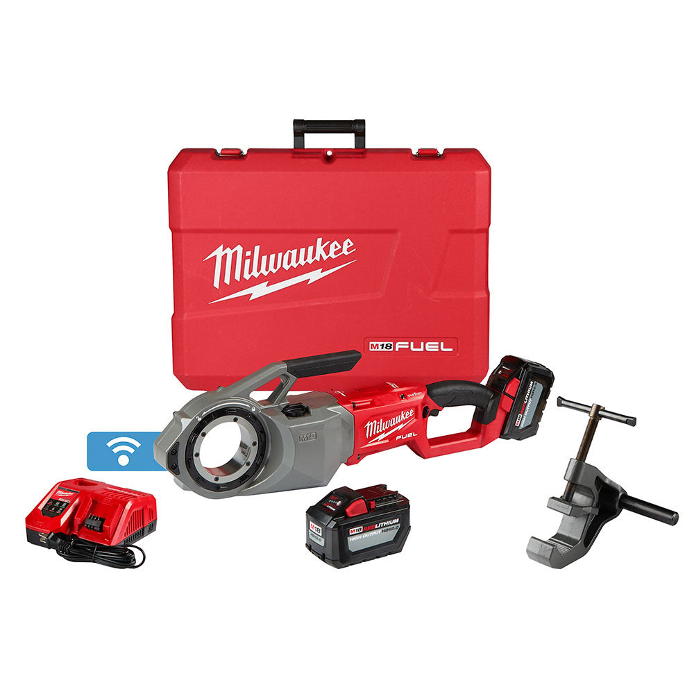 Milwaukee M18 FUEL Professional Pipe Threader Kit 2874 - 22HD for Efficient Pipe Threading