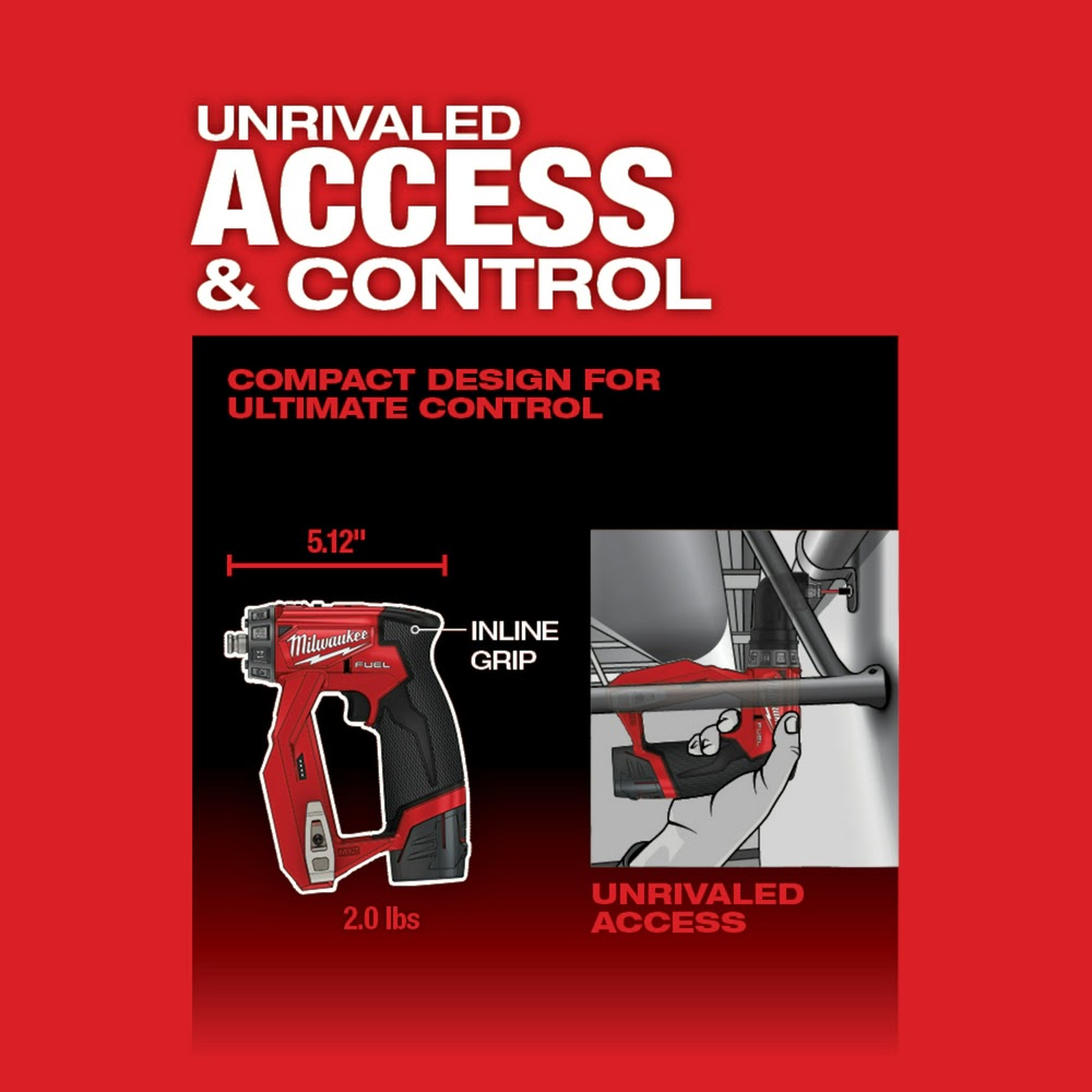 Milwaukee M12 FUEL 2505-20 Installation Drill and Driver Tool-Only for Versatile Drilling and Fastening Tasks
