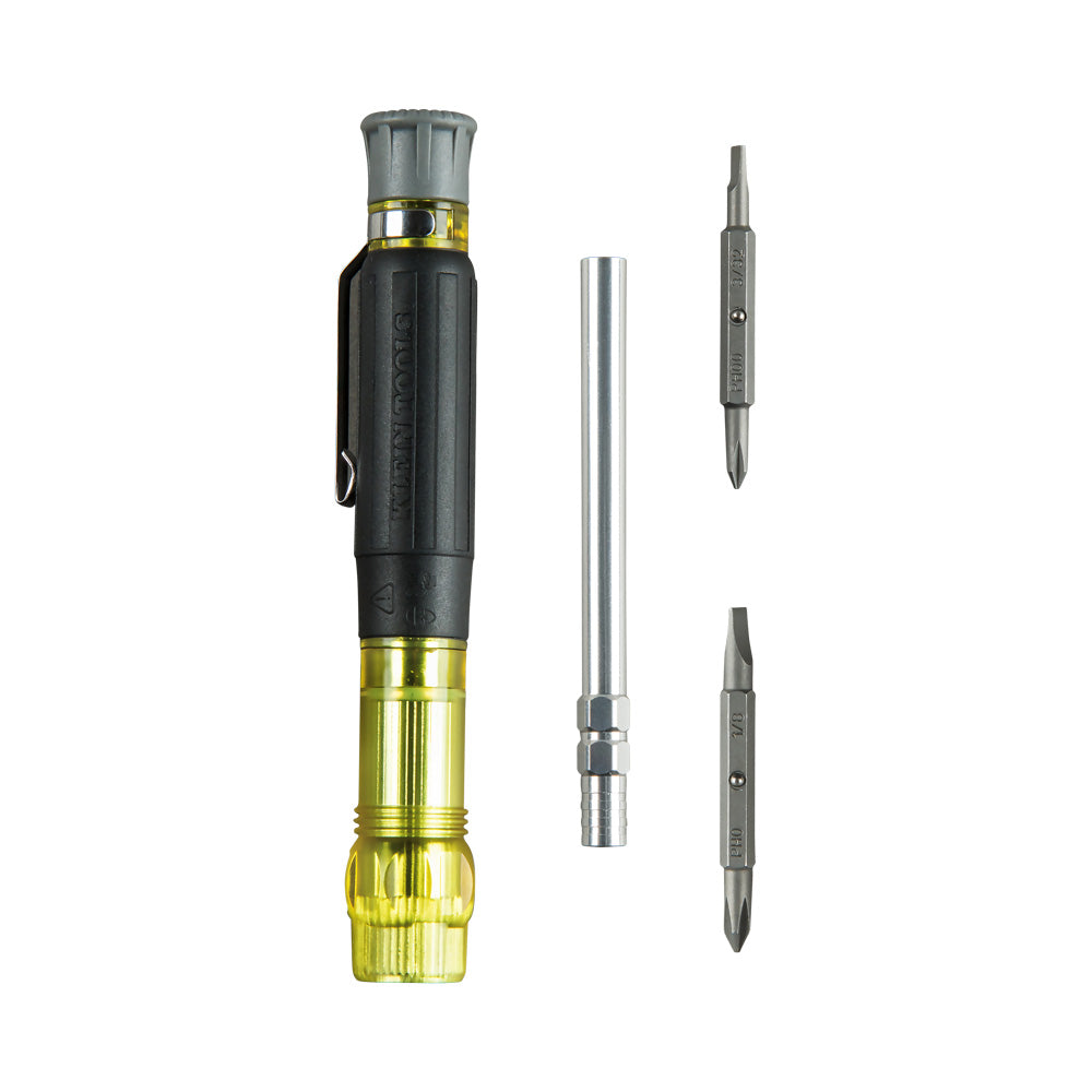Klein 32614 4-in-1 Electronics Pocket Screwdriver for Precision Electronic Work