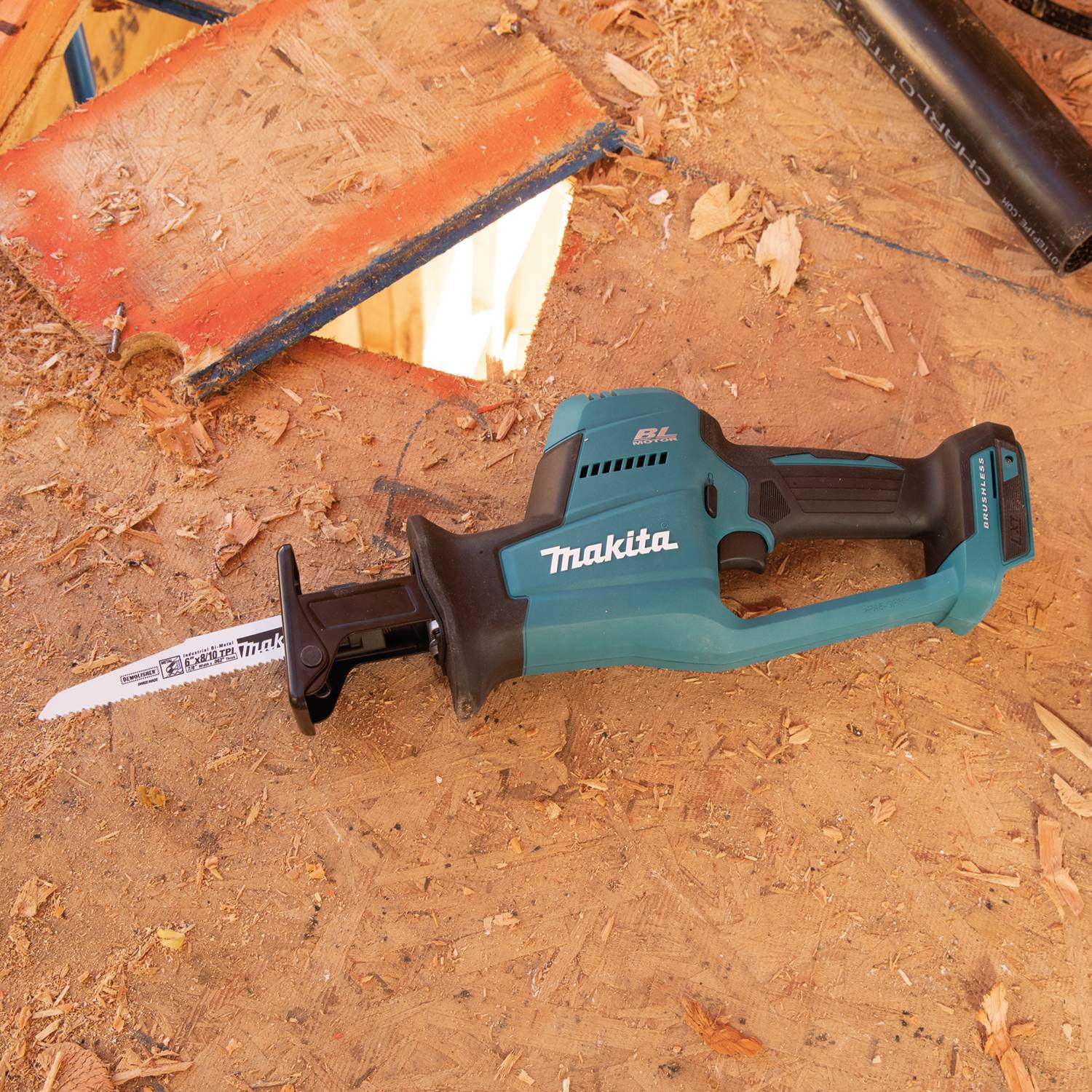 Makita 18V LXT Lithium-Ion Brushless Cordless Compact One-Handed Fast Recipro Saw, Tool Only