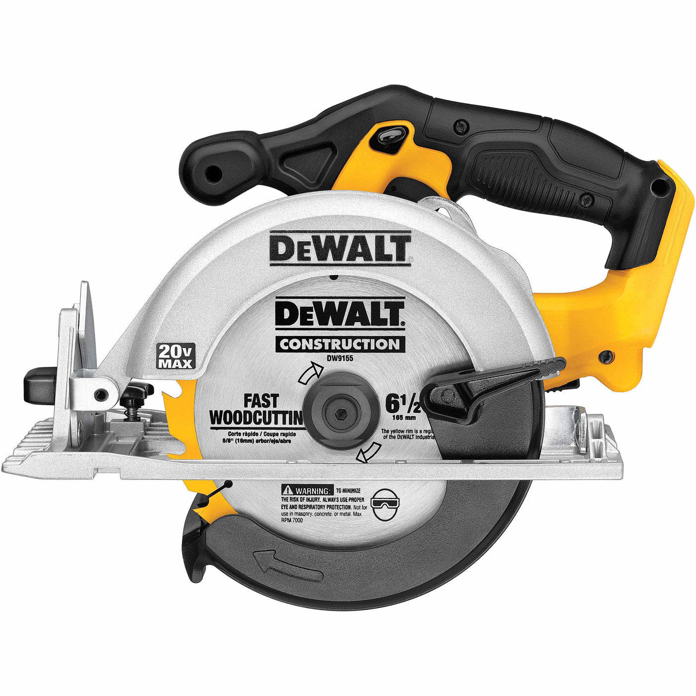 DeWalt 20V MAX 6-1/2 Inches Cordless Circular Saw DCS391B (Tool Only)