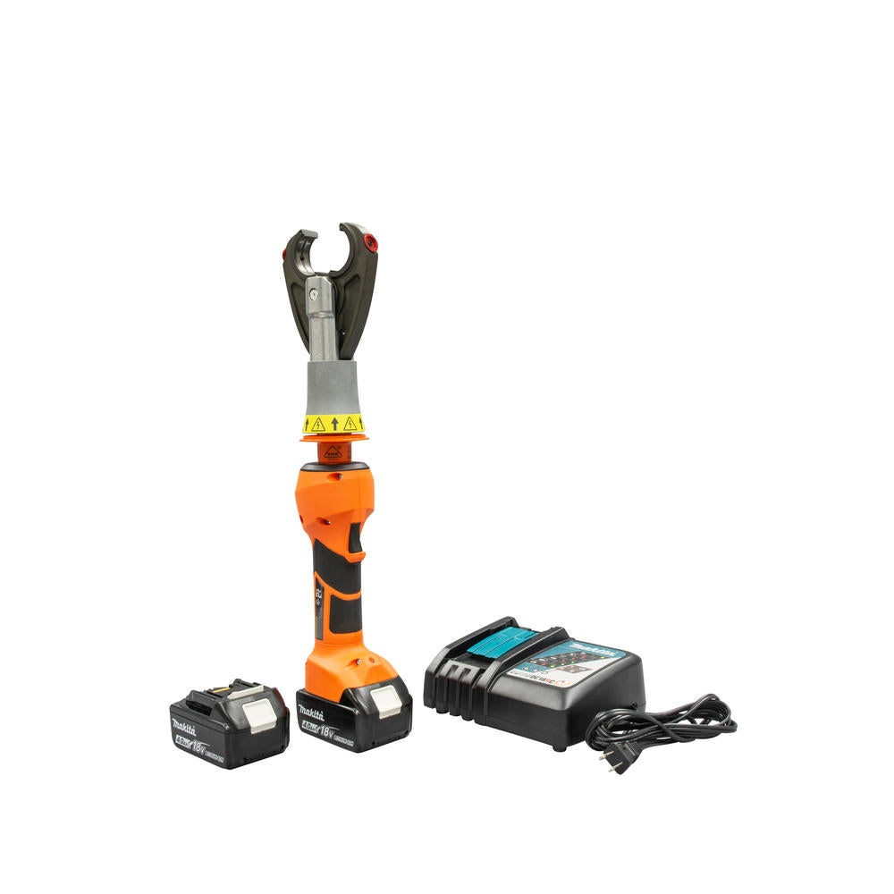 Greenlee EK628VX11 6 Ton Insulated Crimping Tool with CJ22 Head and 120V Charger for Electrical Work