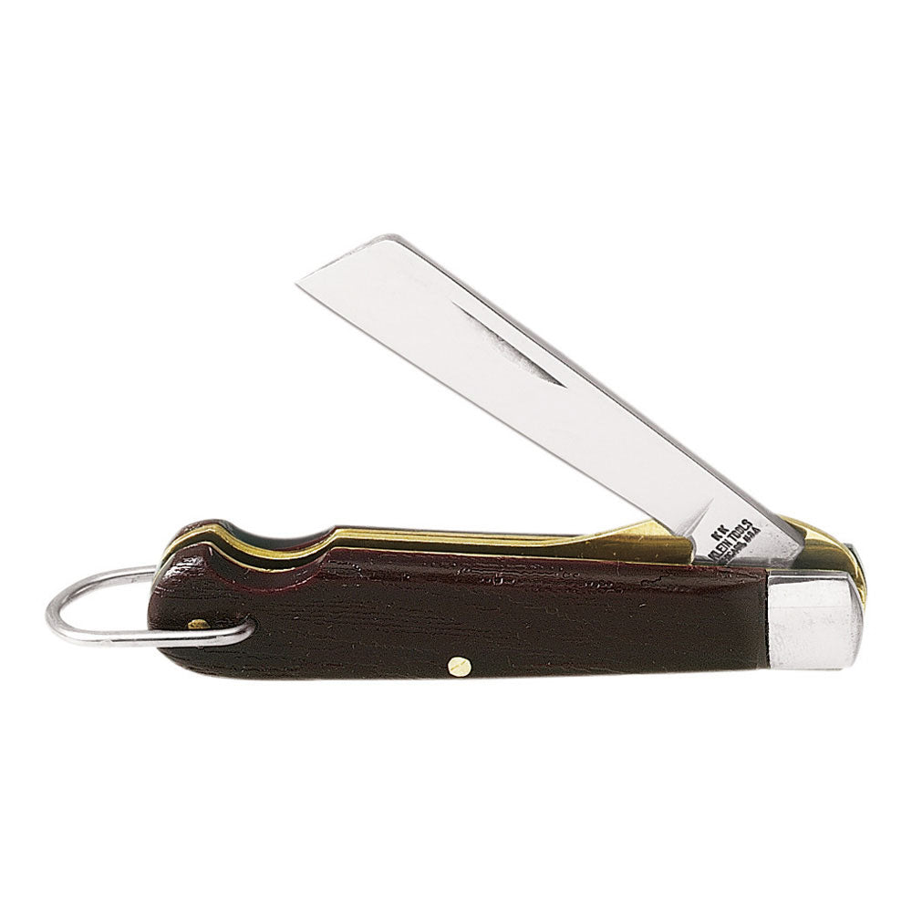 Klein Tools Compact 2-1/4-Inch Steel Coping Blade Pocket Knife for Professionals