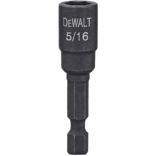 DeWalt DW2219IRB 25-Piece Set of 5/16 X 1-7/8 Magnetic Impact-Ready Nut Drivers for Professional Use