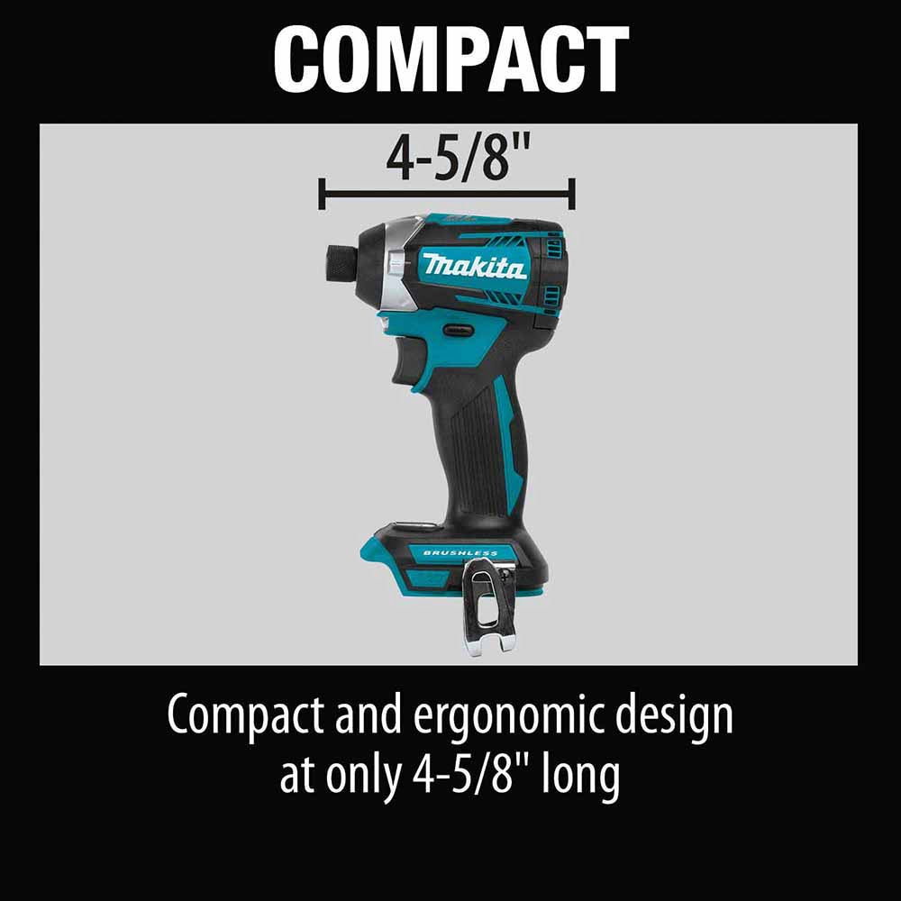 Makita 18V LXT Lithium-Ion Brushless 2-Pc. Combo Kit (5.0Ah) XT296ST