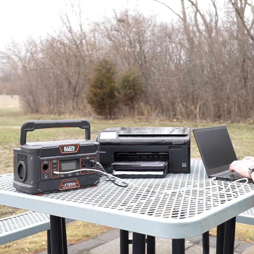 Klein KTB500 500W High - Performance Portable Power Station for Job Sites