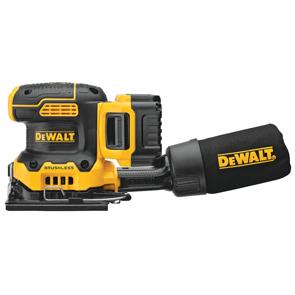 DeWalt 20V MAX XR Cordless 1/4 Sheet Variable Speed Sander Kit - DCW200D1