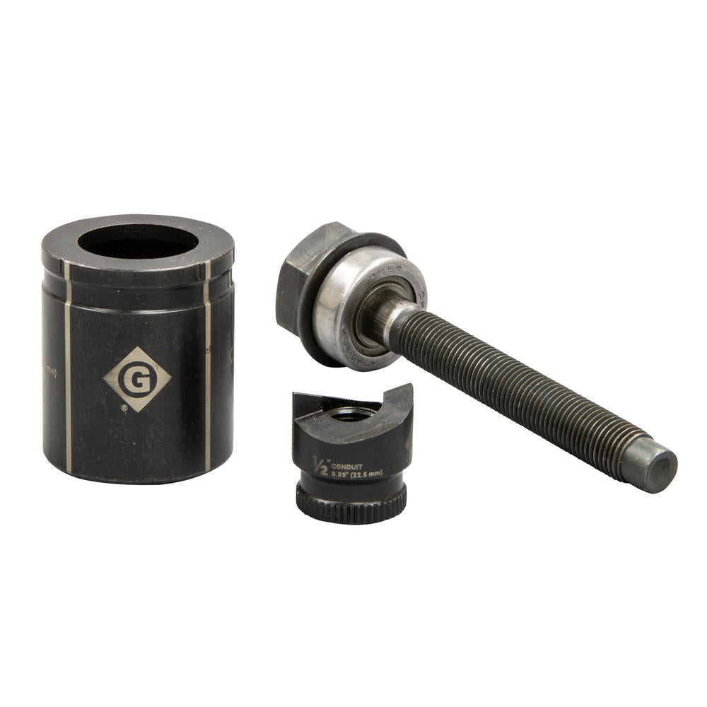 Greenlee K2BB-1/2 High - Performance 1/2 Conduit Size Manual Knockout Set