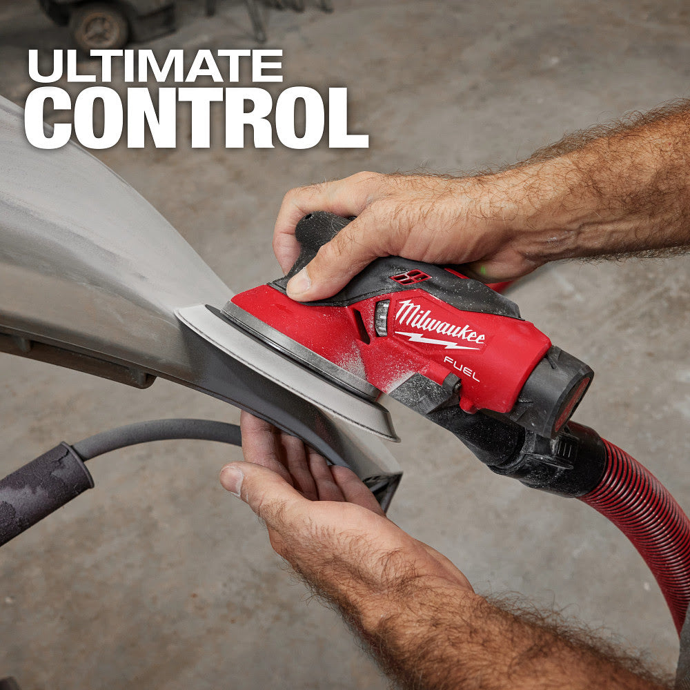 Milwaukee M12 FUEL 6-Inch Random Orbital Sander (3/32) for Pro Paint Technicians