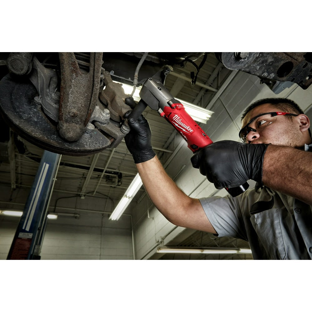 Milwaukee M12 FUEL 1/2 Right Angle Impact Wrench with Pin Detent - Bare Tool for High - Torque Jobs