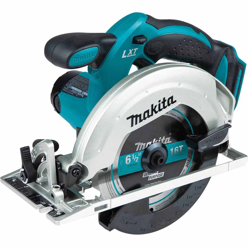 Makita XT510SM 18V LXT Cordless Five-Piece Combo Kit for Drilling, Driving, Cutting, and Lighting - Includes XFD10Z Driver-Drill, XDT11Z Impact Driver, XSS02Z Circular Saw, XRJ01Z Recipro Saw, DML815 LED Flashlight, Two 4.0Ah Batteries, Charger, and Tool Bag