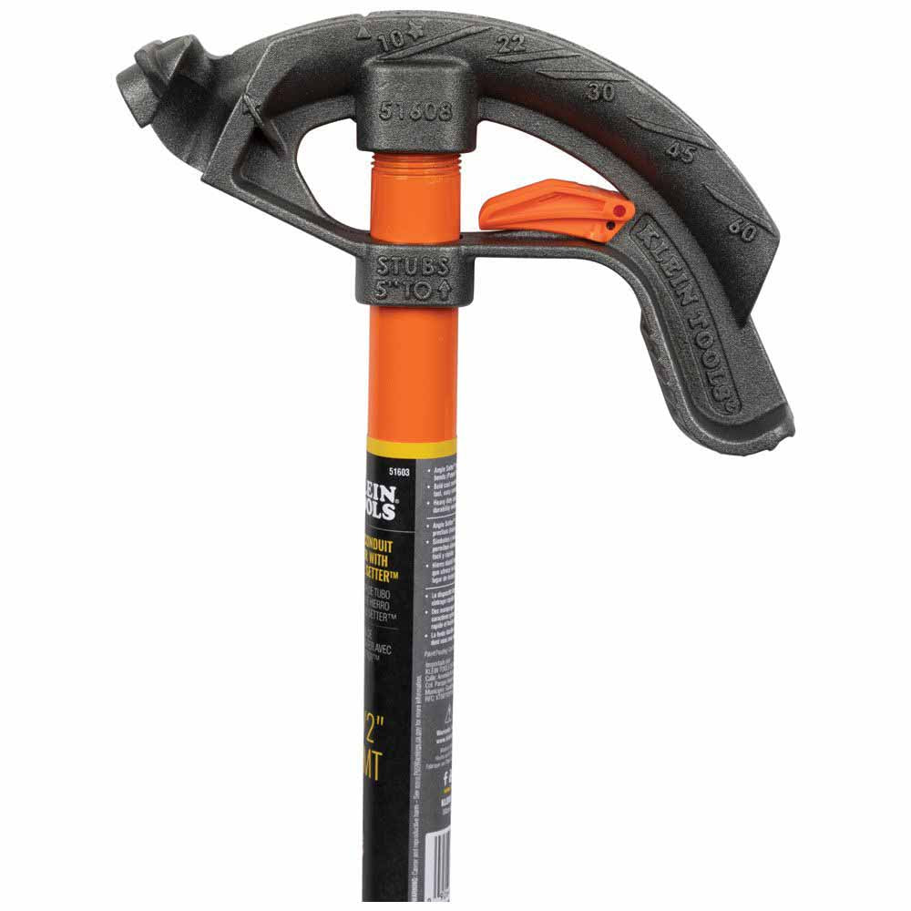 Klein 51604 High - Performance Iron Conduit Bender for 3/4 EMT with Innovative Angle Setter Device