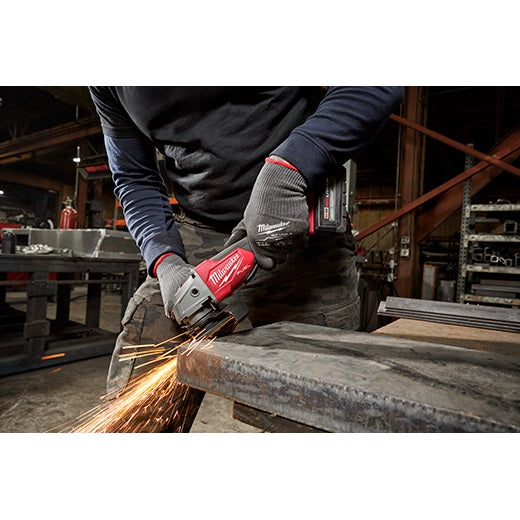 Milwaukee 2880-22 M18 FUEL™ Cordless 4-1/2 Inches / 5 Inches Angle Grinder with Paddle Switch and No-Lock Function Kit