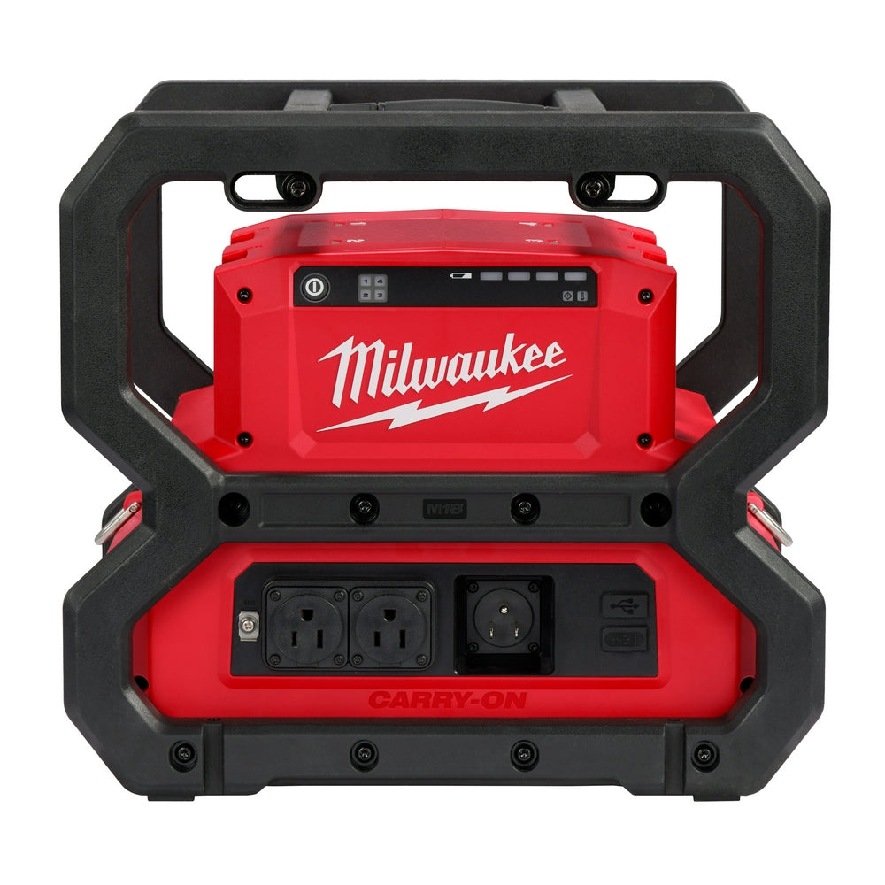 Milwaukee M18 CARRY-ON 3600W/1800W Portable Power Supply for Jobsite Use