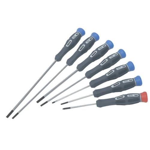 IDEAL 36-248 7-Piece Comfortable Slim Electronics Screwdriver Set for Tight Spaces