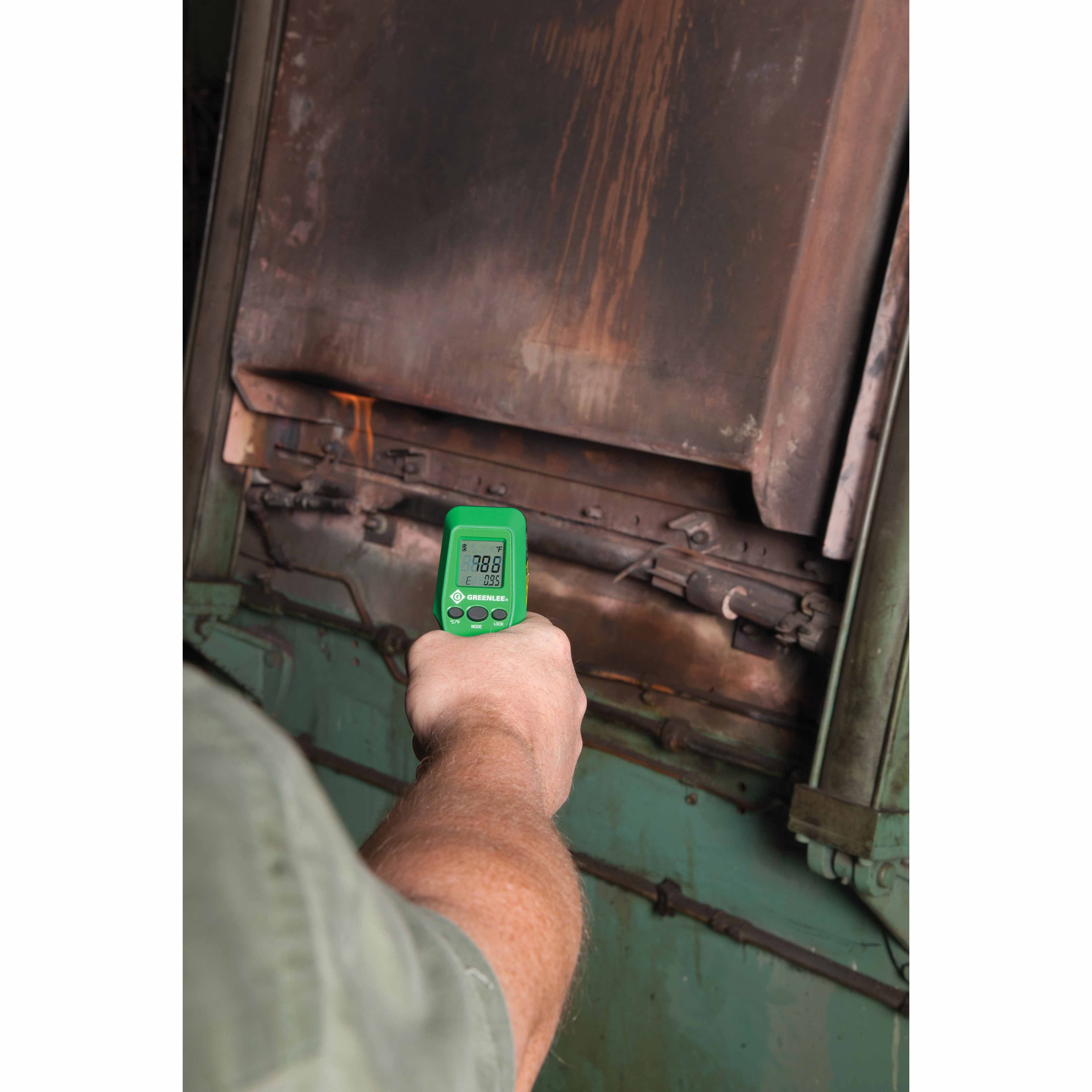 Greenlee TG-1000 Digital Non-Contact Infrared Laser Thermometer (-76°F to 1,022°F)